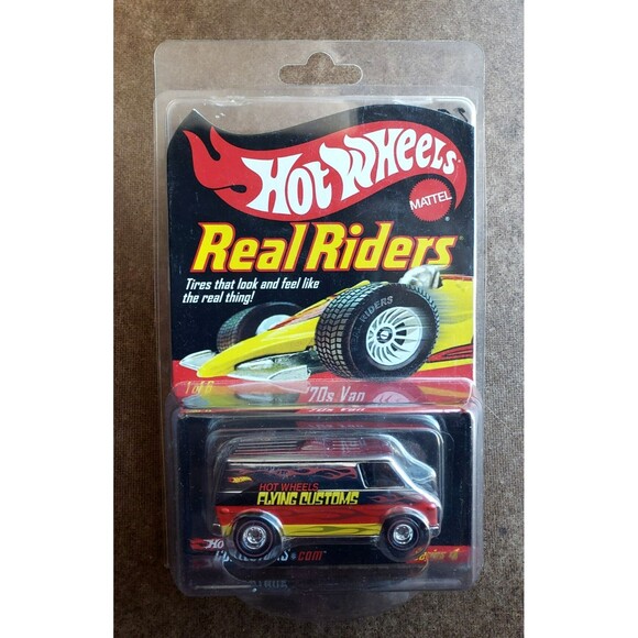 2005 Hot Wheels '70S VAN Chrome HWC.COM SERIES 4 REAL RIDERS Limited Edt  /11000 - Picture 12 of 16